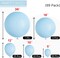 Light Blue Balloons 99 pcs Different Sizes of 36 18 12 10 5 Inch Baby Pastel Sky Aqua Blue Balloon Arch Kit Garland for Graduation Baby Shower Gender Reveal Party Decorations Blue-Q13